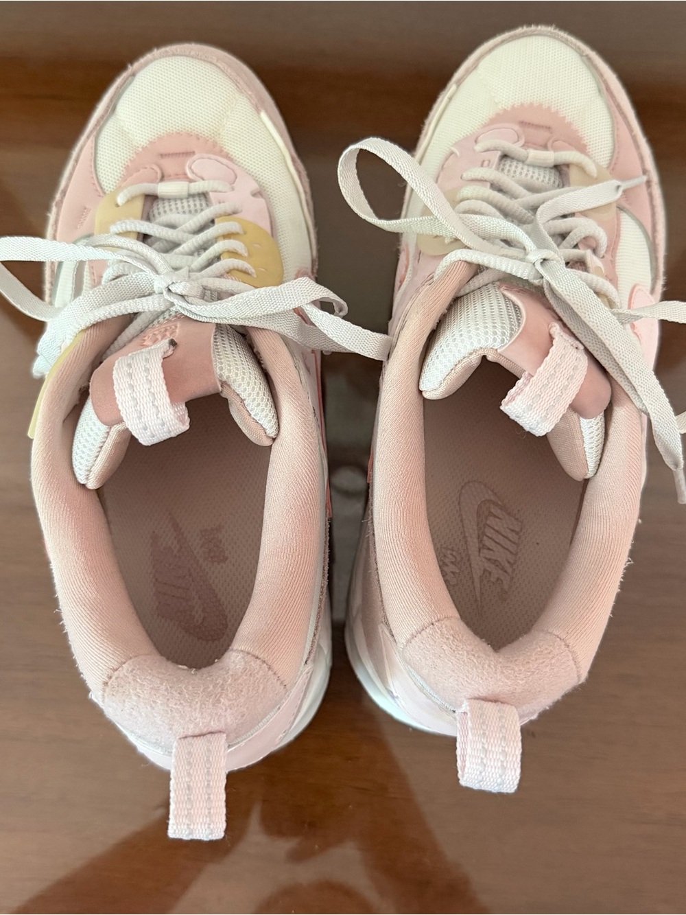Nike Air Max 90 Futura DM9922-104 Women’s Size 7.5 Summit White Pink Sneakers - Picture 6 of 8